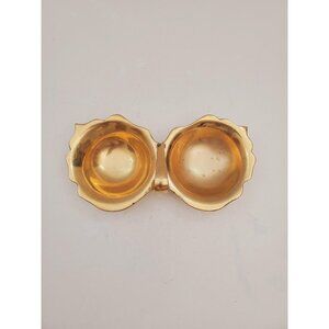 Vintage 1950s / BRASS SOAP DISH / Solid Brass Soap Holder Soap Dispenser Vintage